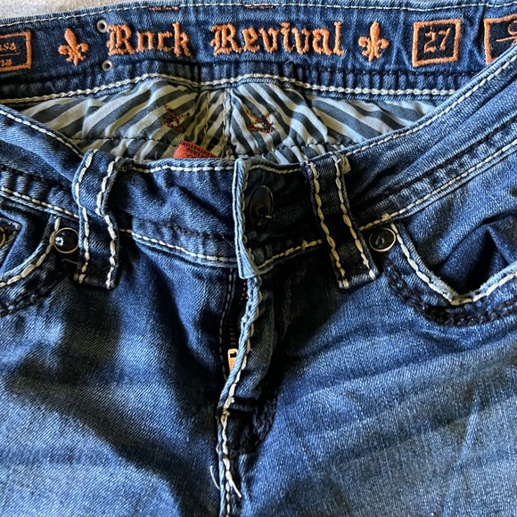 Rock REVIVAL Capri Jeans. Low waist! - Picture 4 of 7